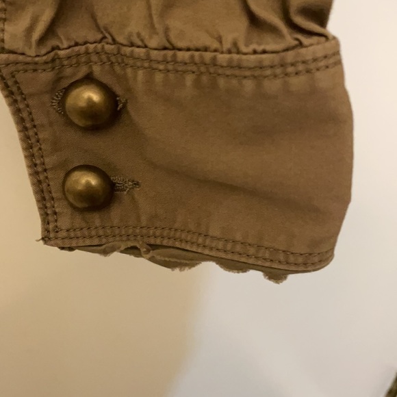 Ann Taylor military jacket army green size 4 - Picture 3 of 4